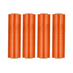 Orange Machine Stretch Wrap, 1 Pack, 20" x 5000 Feet, Dark/Opaque Color Plastic Cling Designed for Pallet Machine