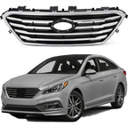 Front Bumper Factory Style Grille Replacement for Sonata 2015 2016