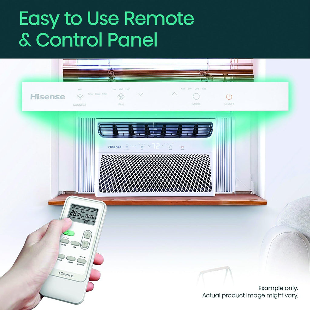 12,000 BTU Window Air Conditioner, Wi-Fi Smart App Control