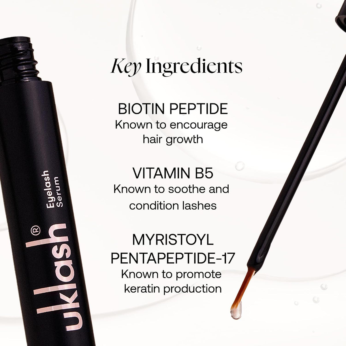 Eyelash Growth Serum 1ml, Starter Size Mini Lash Serum