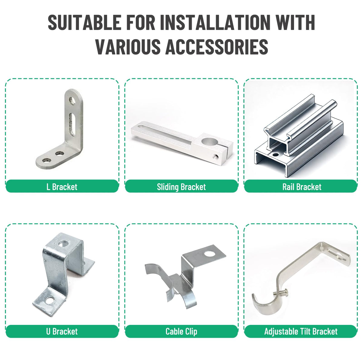 48PCS Standing Seam Roof Clamps