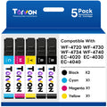 Tovon Remanufactured Replacement for Epson 802 802 XL Ink Cartridges