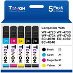 Tovon Remanufactured Replacement for Epson 802 802 XL Ink Cartridges