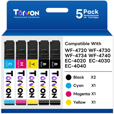 Tovon Remanufactured Replacement for Epson 802 802 XL Ink Cartridges