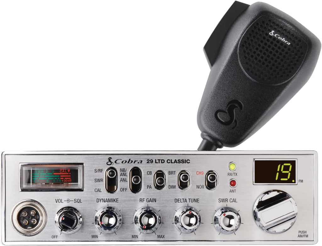 29 LTD Classic AM/FM Professional CB Radio - Easy to Operate, Emergency Radio, Instant Channel 9, 4-Watt Output, Full
