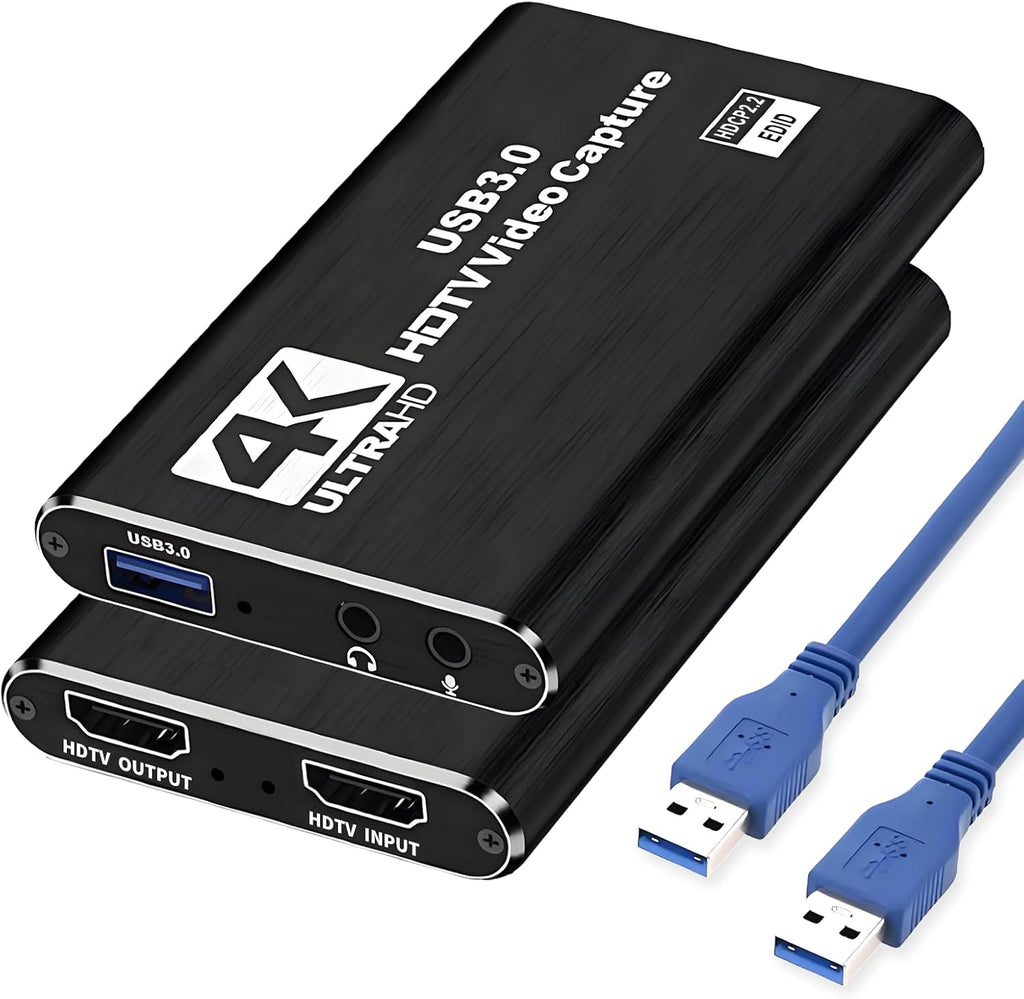 4K Capture Card Game Capture Card 1080P 60FPS for Streaming | Capturadora De Video For Game Recording Live Streaming