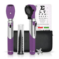 Multi-Function 2 in 1 Otoscope Set - Otoscope/Ophthalmoscope for Ear & Eye Examination - Professional Kit for Home