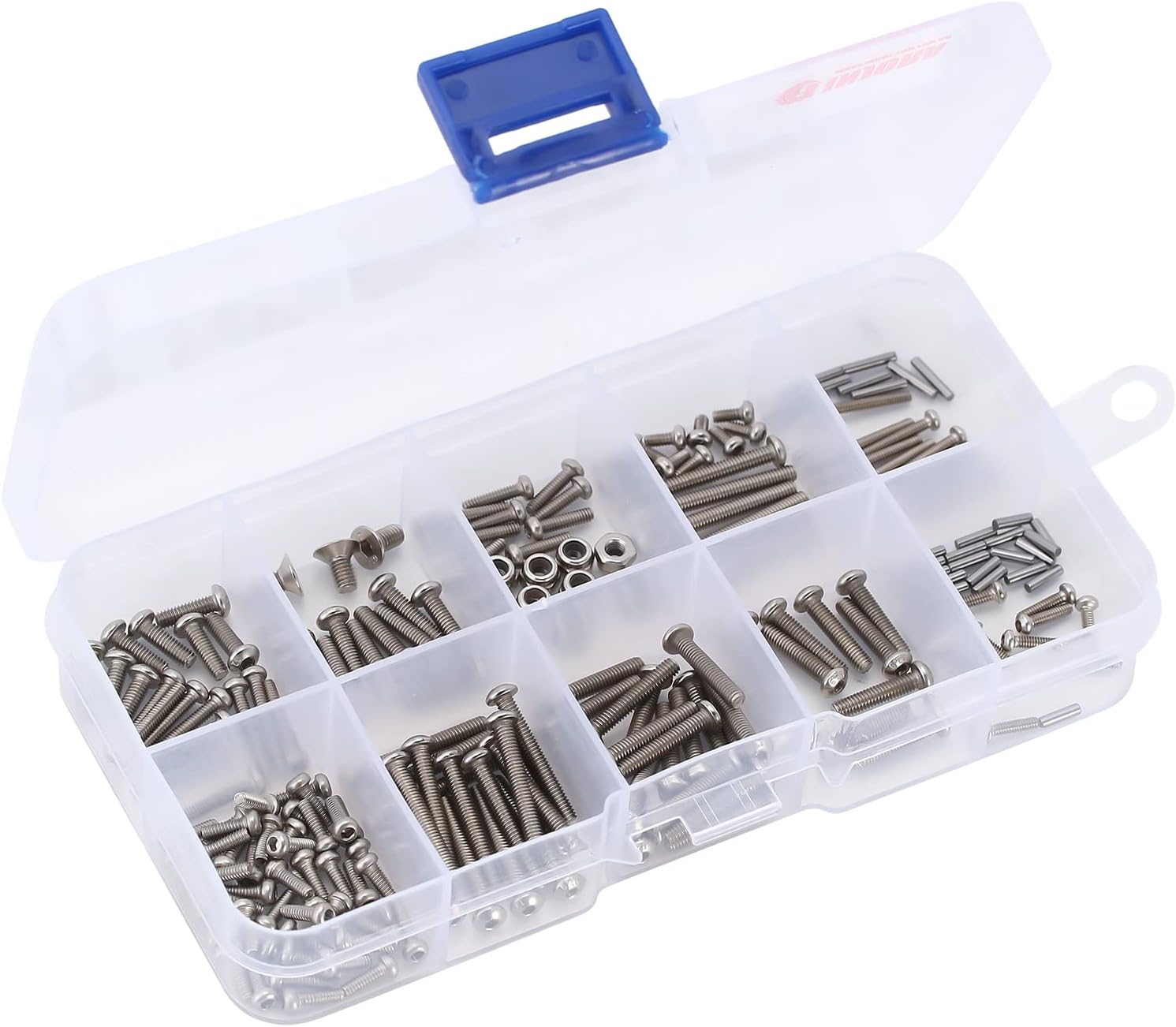 Screws Pins Nuts M1.6 M2 M2.5 Grade 12.9 Stainless Steel Hex Screws Hardware Kit for TRX4M 1/18 RC Crawler Car