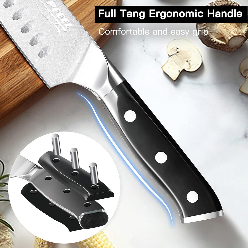 3PCS Chef Knife Set, German High Carbon Steel