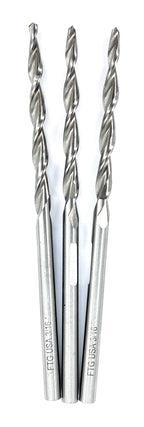 FTG USA 3 Pc #10 3/16" Replacement Tapered Drill Bit Only All Same Size Set