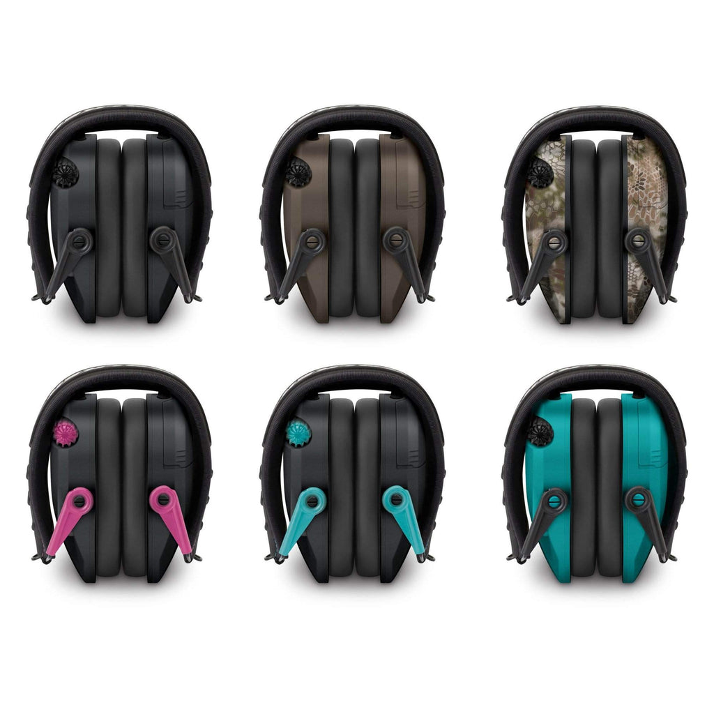 Game Ear Razor Slim Electronic Muff Hearing Protection, Carbon, One Size
