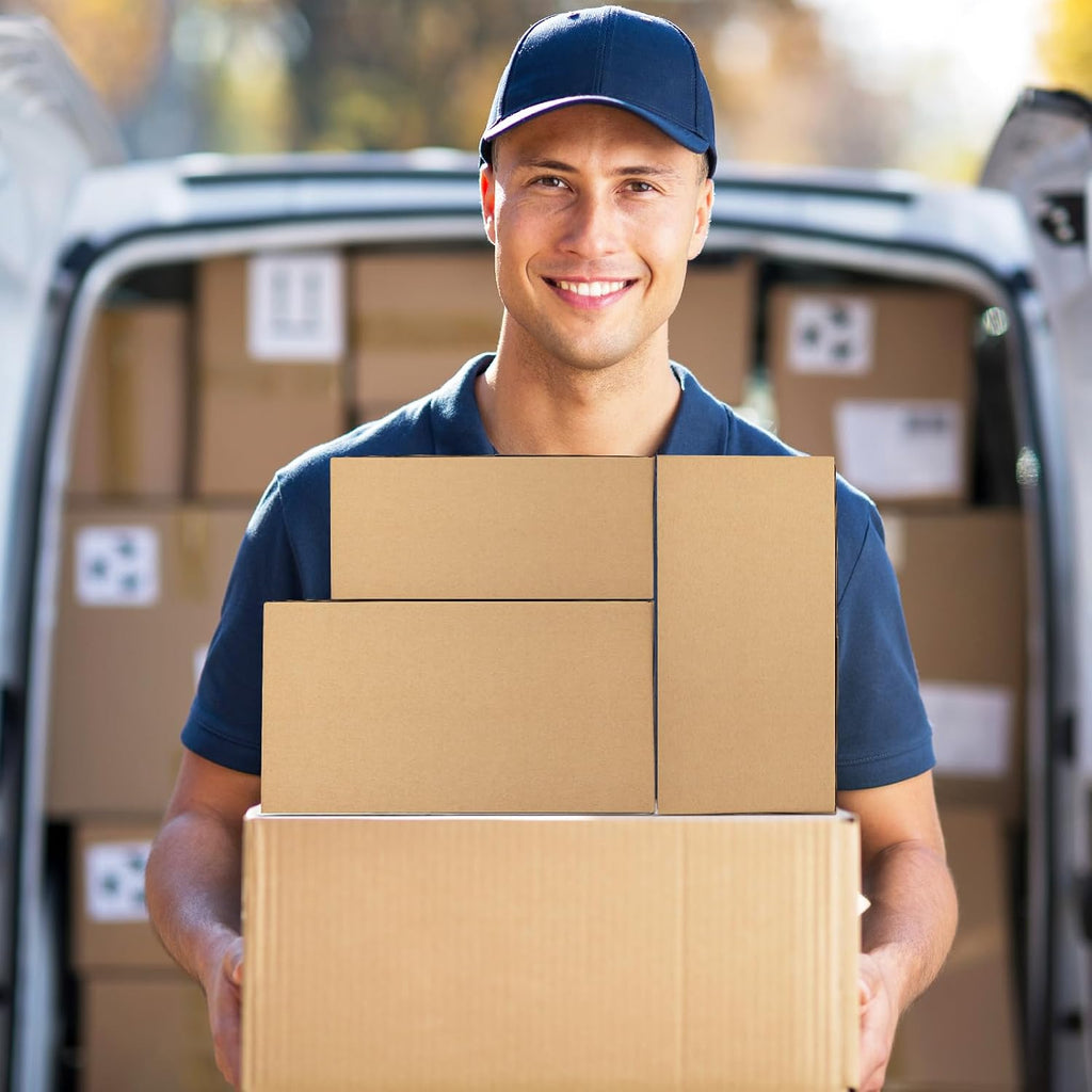 30 Pack Small Shipping Boxes Assorted Sizes, 9x6x4 & 10x7x5 & 11x6x6 10 PCS Each Mailing Boxes, Brown Corrugated Box