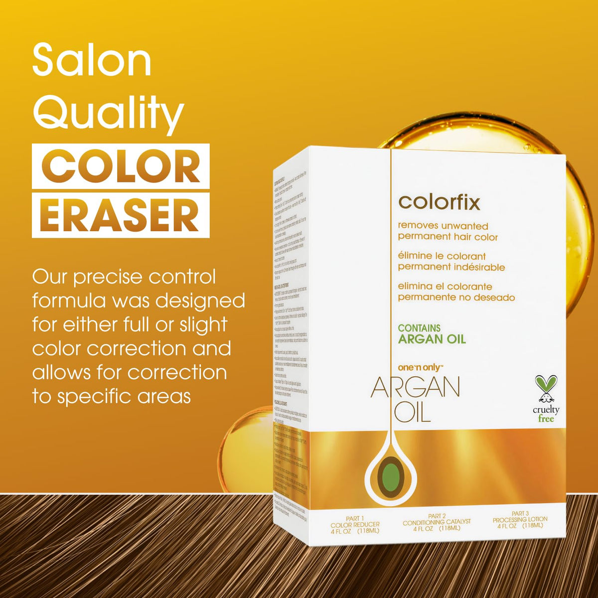 Colorfix Hair Color Remover Kit & Non-Damaging Stripper, 1 Ct