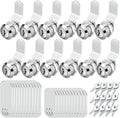 5/8 Cam Locks - 5/8 Diameter Cam Lock Keyed Alike Cabinet Locks Secure Files Drawers Mailbox RV Cylinder Replacement