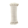 Cotton Braided Rope, All-Purpose, Clothesline, 0.47cm x 15.24 m (4.5mm x 15m), Off White