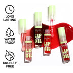 4 Pack Hydrating Glow Lip Oil Set, Moisturizing Lip Gloss, LIGHT