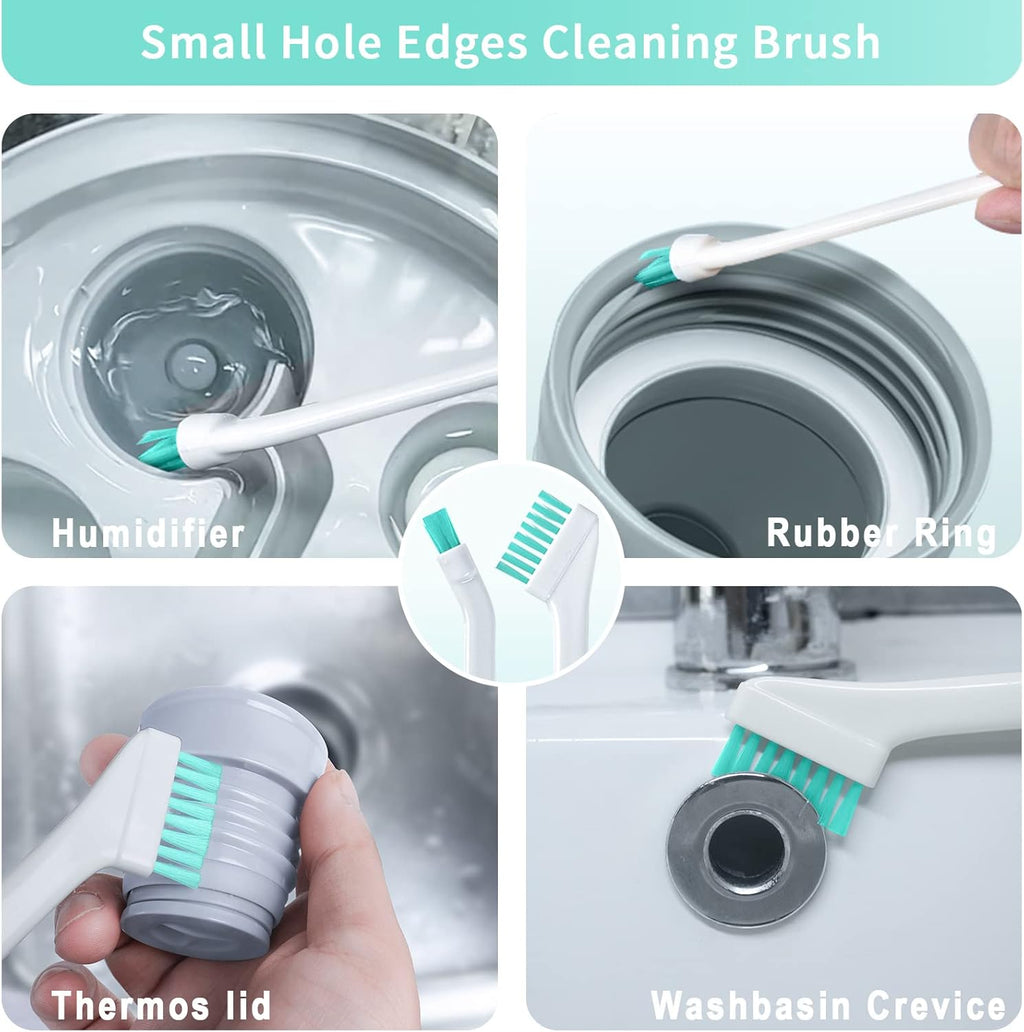 Small Cleaning Brush Tight Spaces, 8pcs Crevice Cleaning Brushes Tool for Household Use, Tiny Cleaning Brush Mini