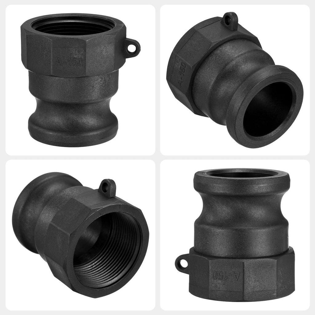 Kozelo Poly Type A 1-1/2" x 1-1/2" Female NPT Cam Lock Hose Fitting