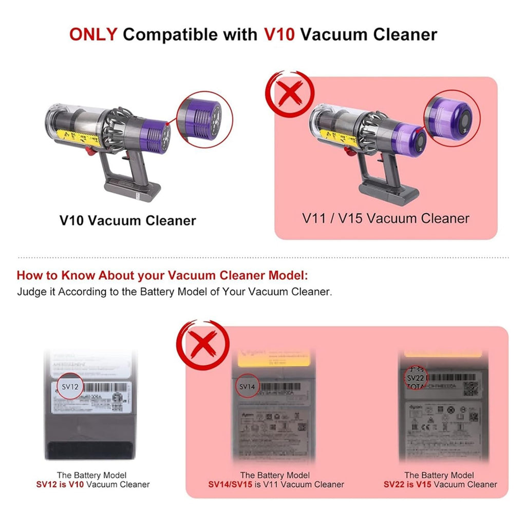Compatible for Dyson V10 SV12 Vacuum Cleaner Trigger Switch embly, Upgraded Power Button Replacement Parts