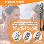 4KW 240V Hot Tub Heater Element for Balboa Spa Heater Element, Titanium Flo-Thru Hot Tub Heater Element(10 Inch) (4KW)