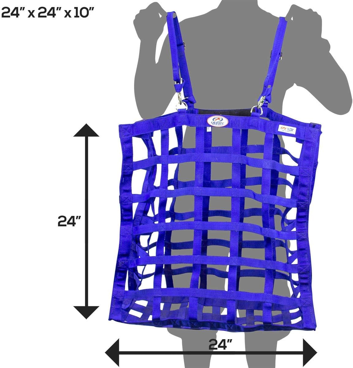 Easy Feeder Horse Hay Bag with Super Tough Bottom and 1 Year Warranty