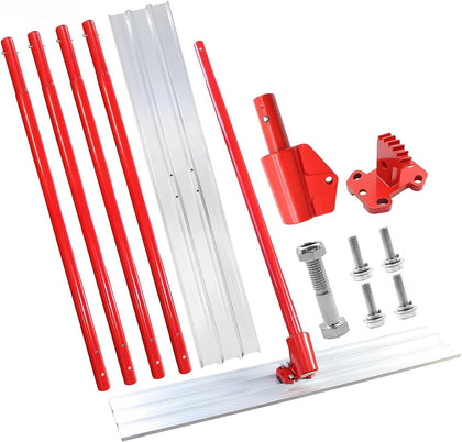 Concrete Bull Float Tools Kit 48"x8" Cement Trowel Tools, Aluminum Magnesium Alloy Concrete Screeding and Finishing