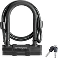 Parkview Bike U-Lock, 12mm Hardened Steel Shackle, 4ft Cable