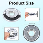 2pcs 5/8"-11 Thread Angle Grinder Flange Nuts, Metal Quick Lock Angle Grinder Nut for Fixing Cutting Discs