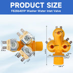 F8286401P Washer Water Inlet Valve Replacement for Speed Queen