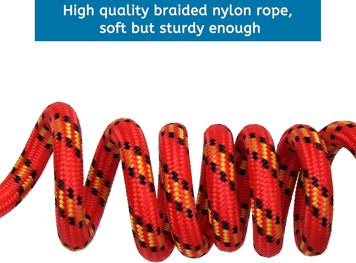 2PCS Durable Dog Slip Rope Leash, 5 FT Dog Training Leash