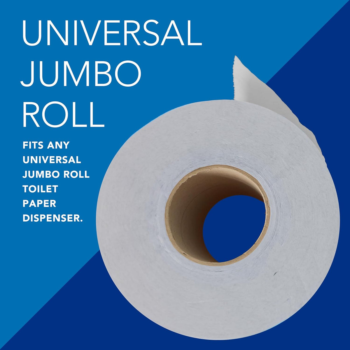 Jumbo Roll Toilet Paper, Bulk, 4 Rolls x 1000' (03148)