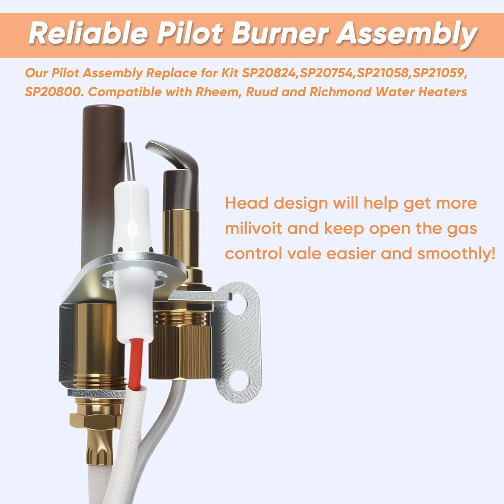 SP21058 Pilot Assembly Kit with Thermopile for Rheem Water Heater