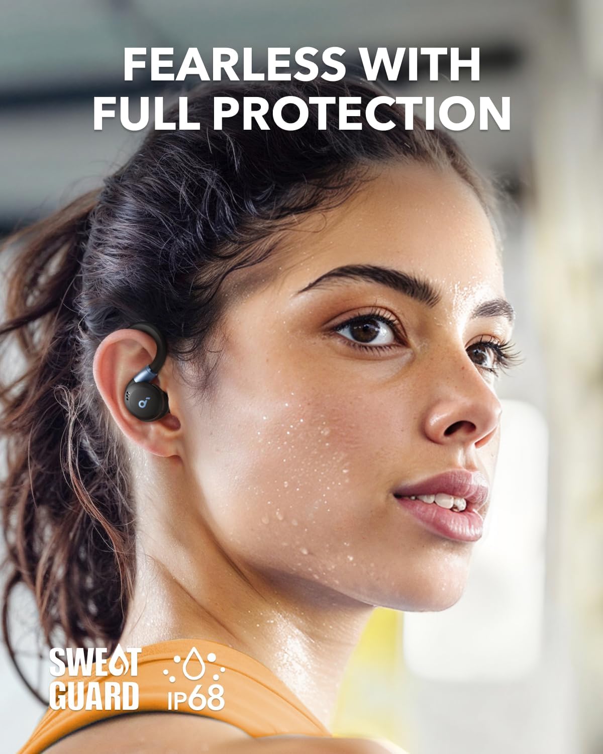 Sport X20 by Anker, True-Wireless Workout Earbuds, Rotatable and Extendable Ear Hooks, Noise Cancelling, Deep Bass