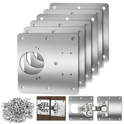 Cabinet Hinge Repair Plate, Hinges Repair Fixing Plate Cabinet Repair Board