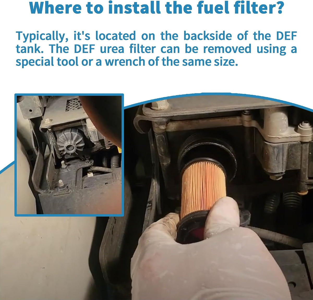 UF101 Urea Filter Kit 1457436033 Compatible with Fleetguard UF101