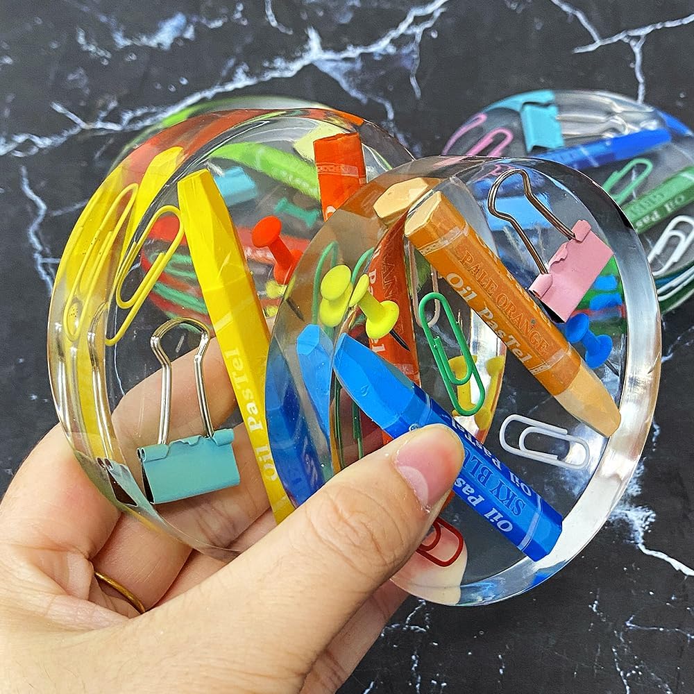 Deep Small Coaster Molds, Round Coaster Resin Molds, Coaster Silicone Molds for Resin Casting