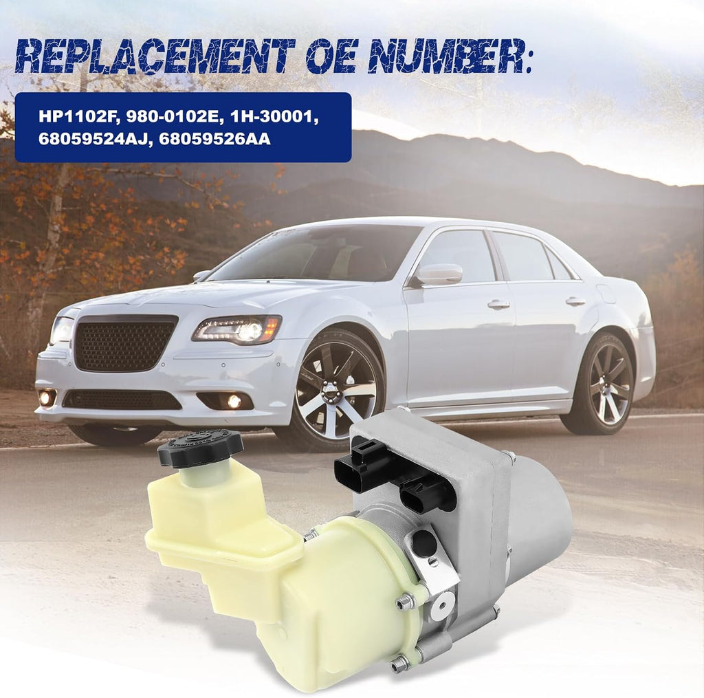 Electric Power Steering Pump Compatible with Dodge Charger 2011-2015 / Chrysler 300 2011-2015 RWD # 68059524AJ, 68059526AA