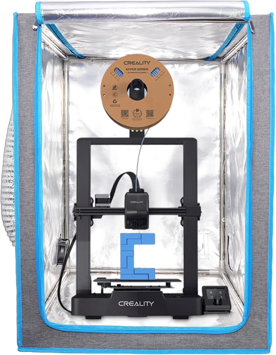 Multifunctional Resin 3D Printer Enclosure with Smart Ventilation kit | Dustproof Cover Compatible with ELEGOO Saturn