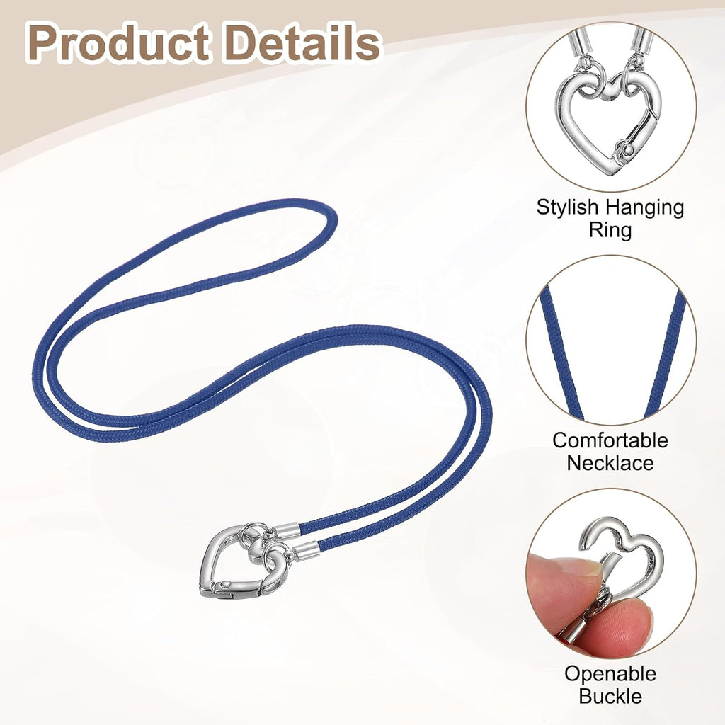 Eyeglass Holder Necklace Ring, Anti-Lost Sunglasses Neck Strap Eyeglasses Chain Holder Eye Glasses Lanyard