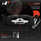A-Premium Rear Ceramic Brake Pads Compatible with Chrysler