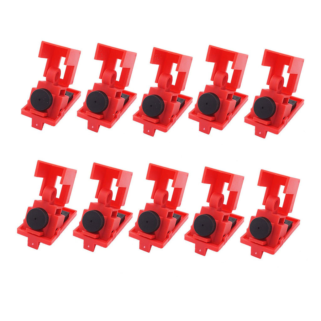 Circuit Breaker Lockout for 120-277V Electrical Breaker Medium 10 Pack