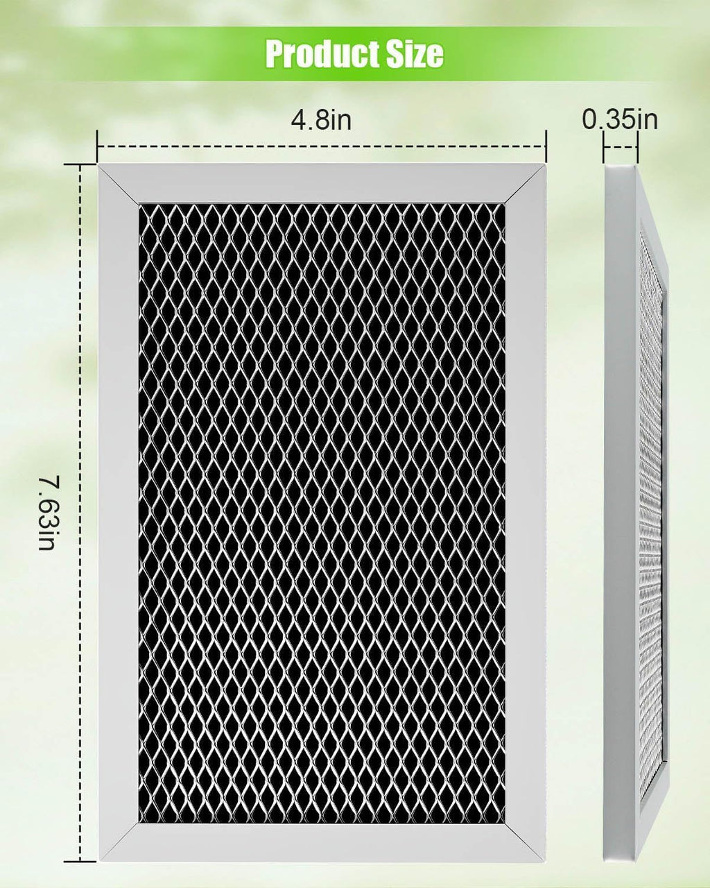 Microwave Charcoal Filter Fit for GE JVM3160DF8BB JVM3160DF8CC