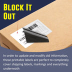2.25" x 4" Direct Thermal Labels, 350 Shipping Postage Labels
