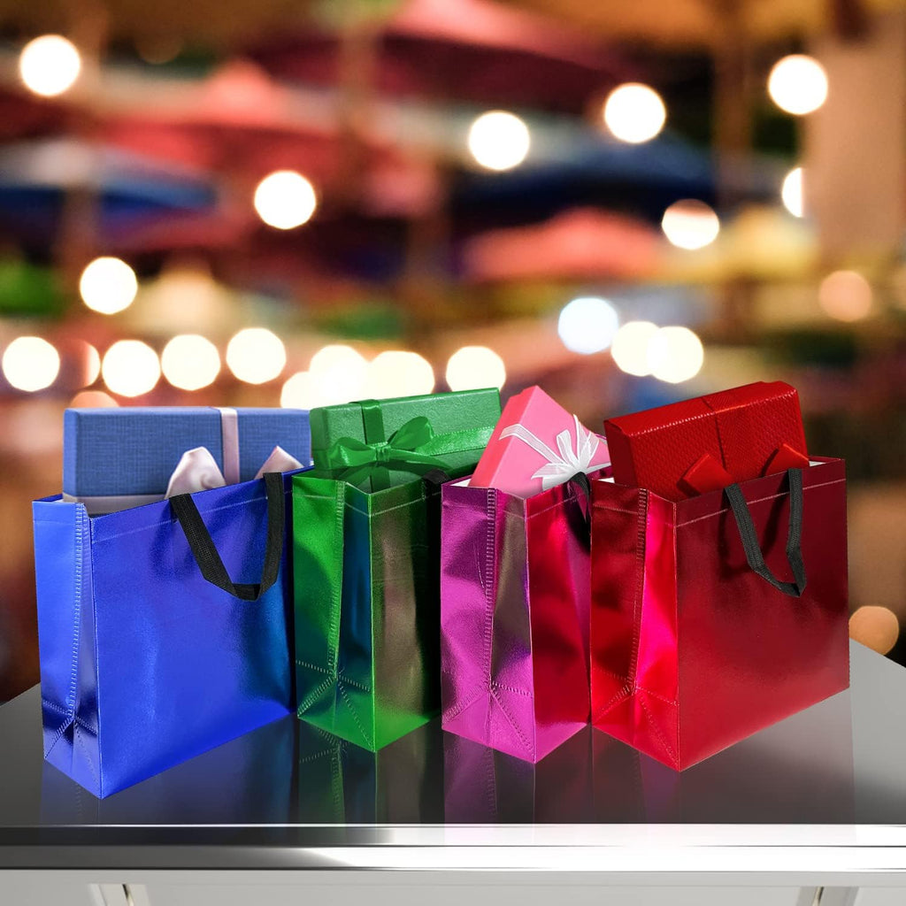 18Pcs Large Reusable Gift Bags with Tissues 13 x 5 x 11 In