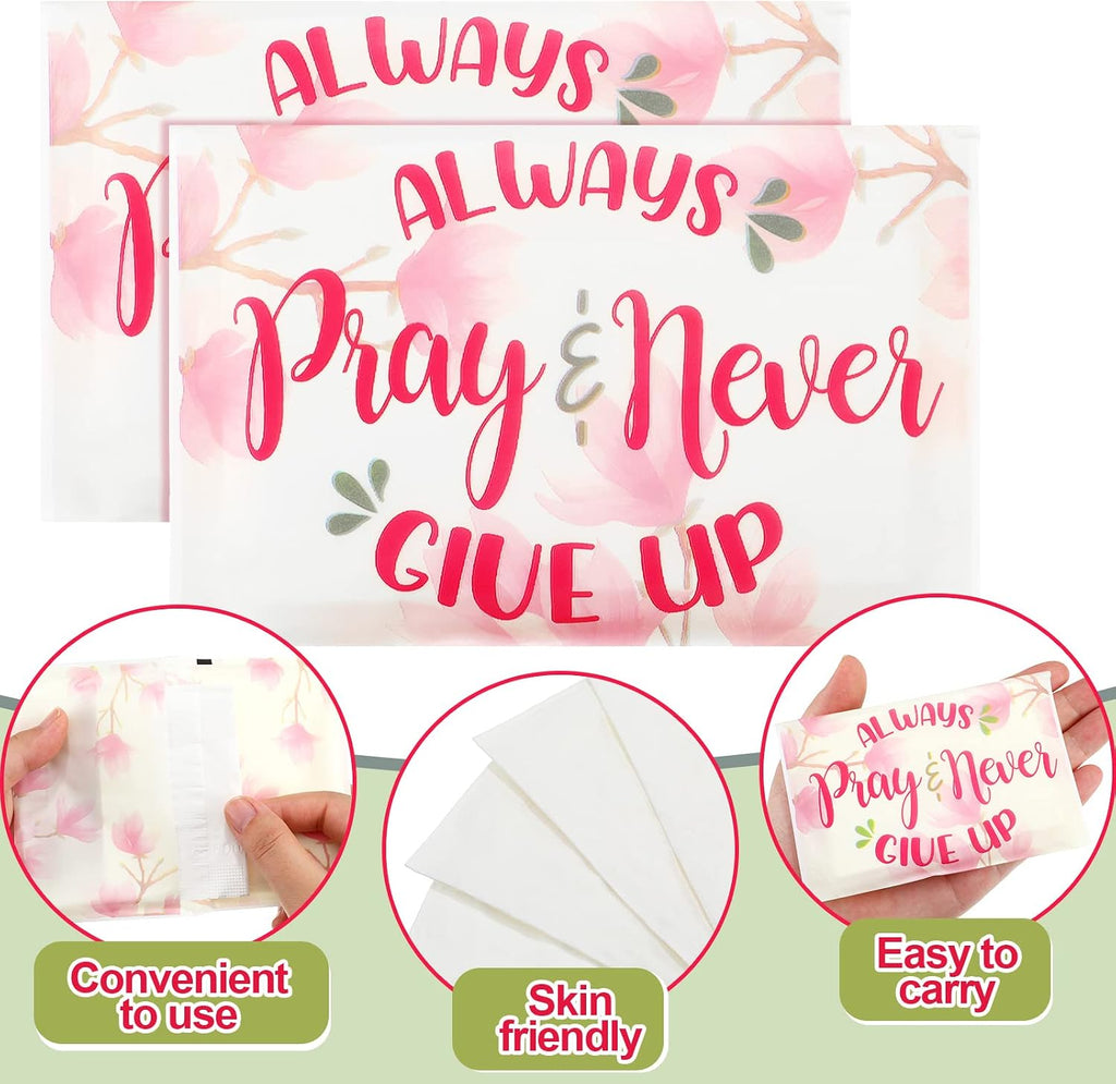 25 Pcs Bible Verse Pocket Tissues Travel Size Individual Packs