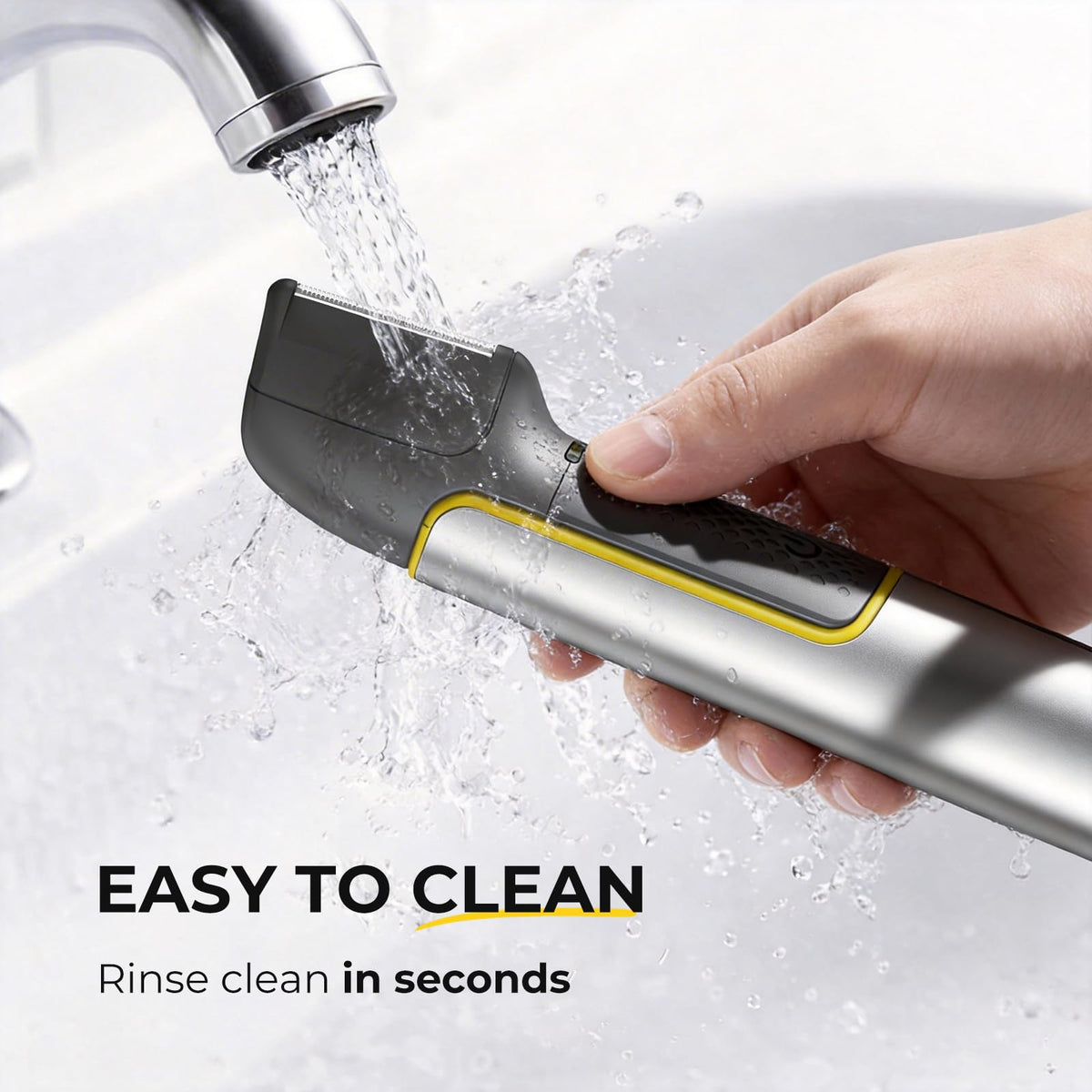 Body & Pubic Hair Trimmer for Men Electric Back Shaver for Men