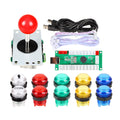 Arcade Buttons 1 Player DIY Kit Joystick 5V LED Arcade Button for Arcade Stick PC Games Mame Raspberry pi | Included