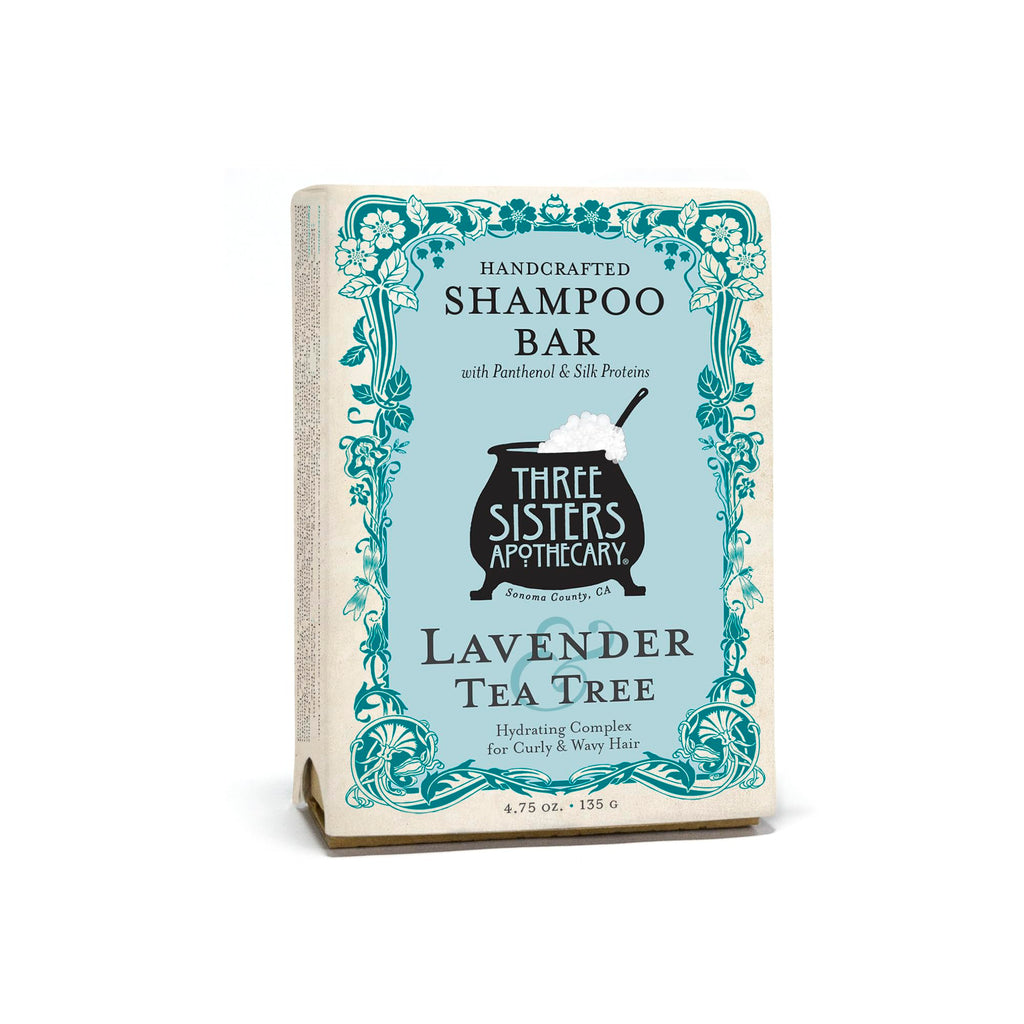 Three Sisters Apothecary Daily Solid 4.75 oz. Shampoo Bars (Lavender and Tea Tree)