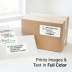 4" X 1.33" Matte White Printable Address Labels (500 Sheets, 7000 Stickers)