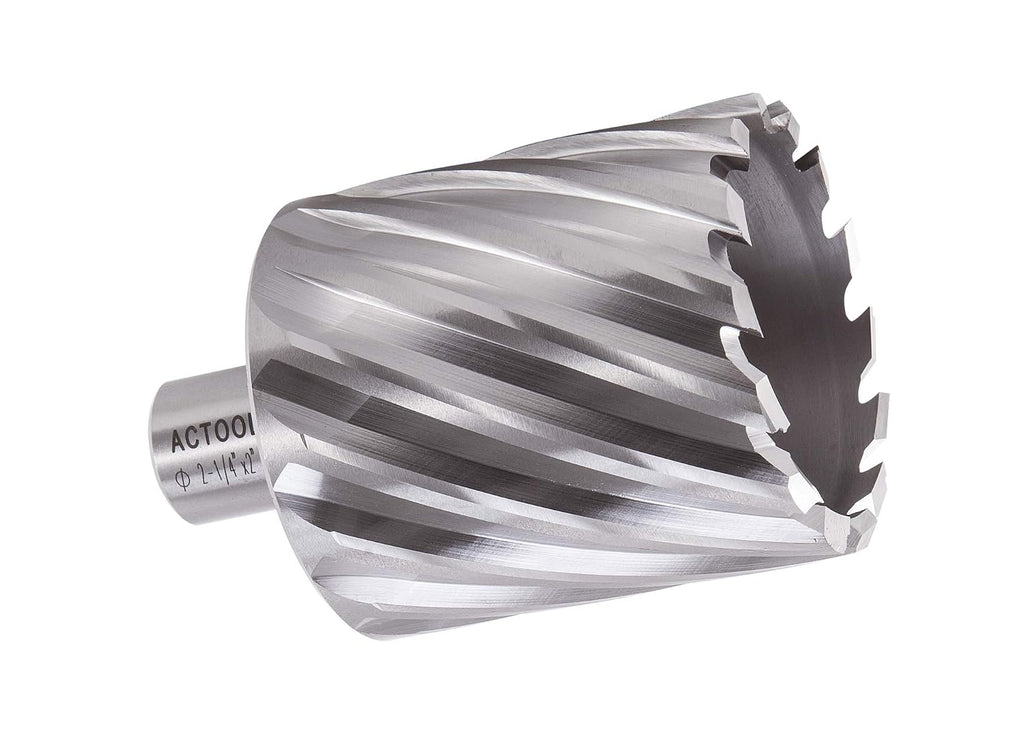 2-1/4" Diameter × 2" Depth of Cut HSS ANNULAR Cutter with 3/4'' Weldon Shank